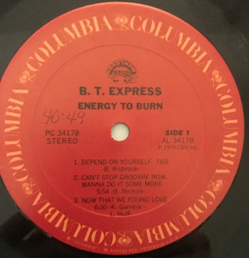Energy To Burn - B.T. Express