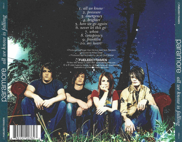 All We Know Is Falling - Paramore [CD]