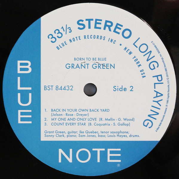 Born To Be Blue - Green, Grant