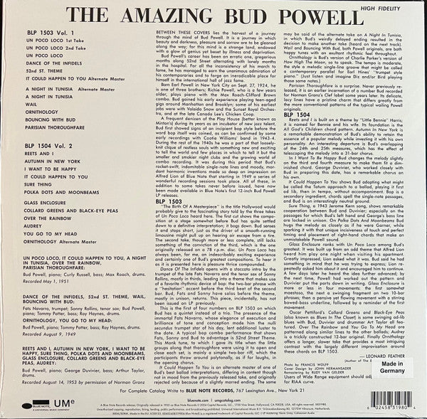 Amazing Bud Powell, Vol 1 - Powell, Bud