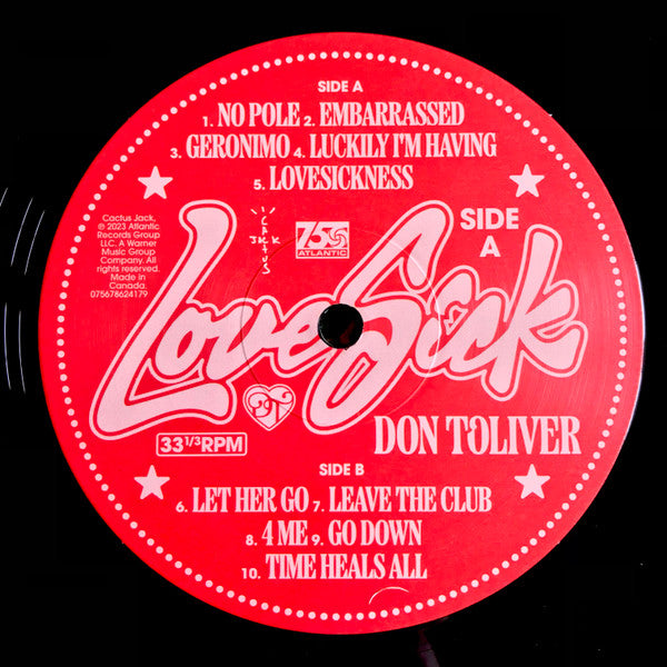 Love Sick - Toliver, Don