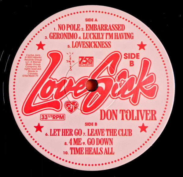 Love Sick - Toliver, Don