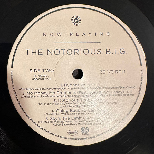Now Playing - Notorious B.I.G. [LP]