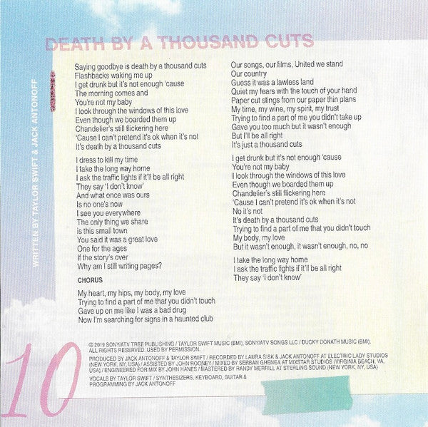 Lover - Swift, Taylor
