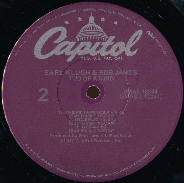 Two Of A Kind - Klugh, Earl