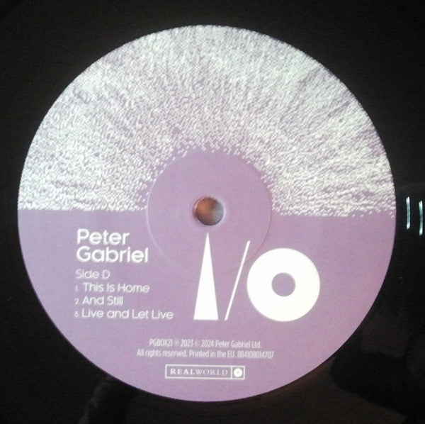 I/O - Gabriel, Peter