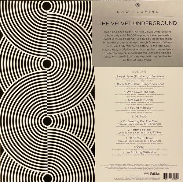 Now Playing - Velvet Underground