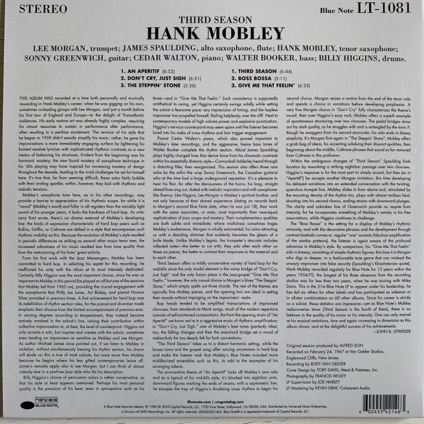 Third Season - Mobley, Hank