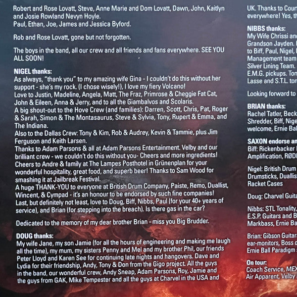 Hell, Fire And Damnation - Saxon