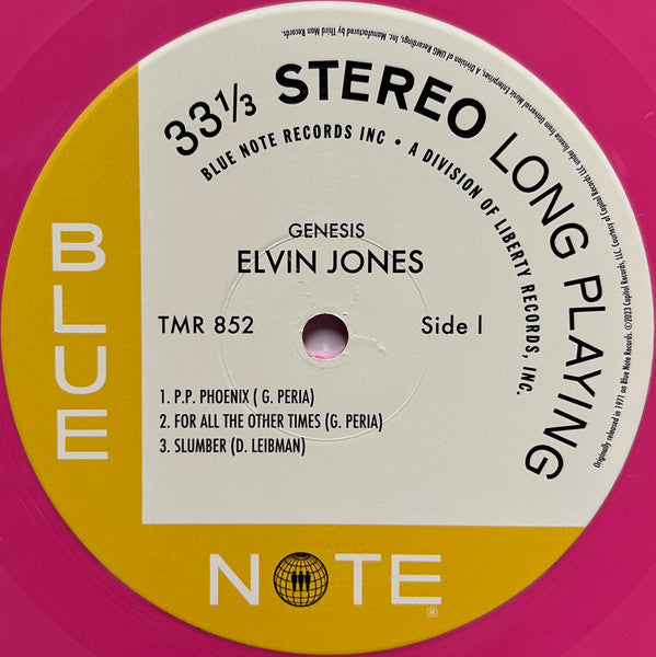 Genesis - Jones, Elvin