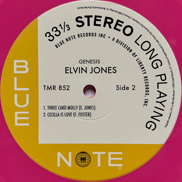 Genesis - Jones, Elvin