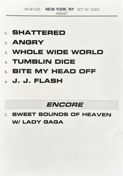 Live At Racket · NYC - The Rolling Stones