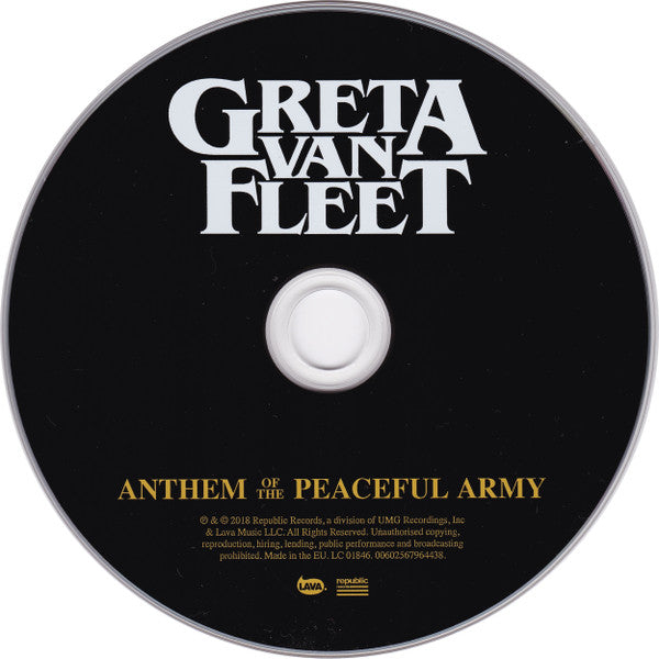 Anthem Of The Peaceful Army - Greta Van Fleet