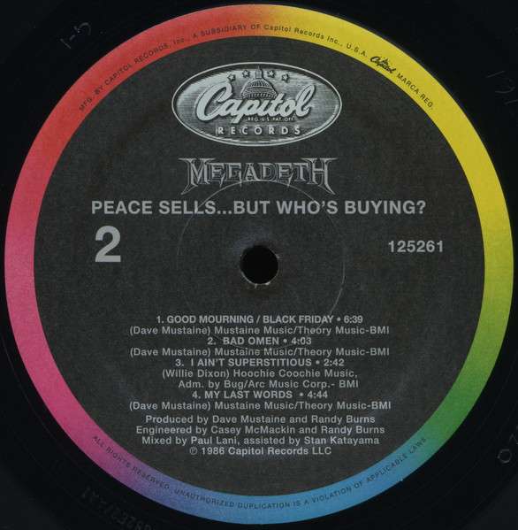 Peace Sells... But Who's Buying? - Megadeth