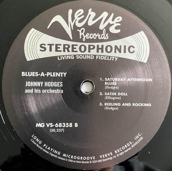 Blues A Plenty (Verve Acoustic Sounds Series) - Hodges, Johnny