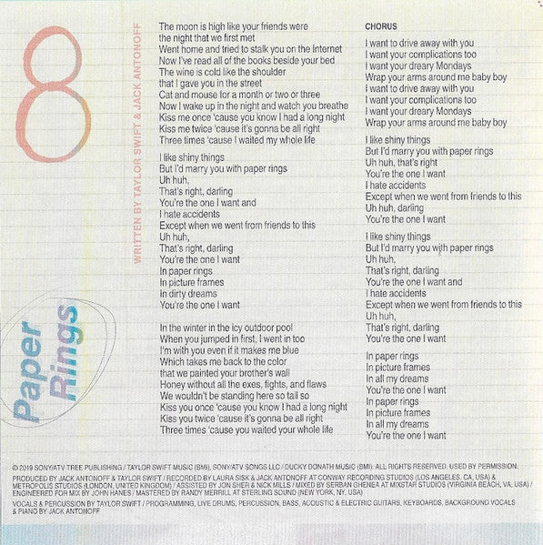Lover - Swift, Taylor