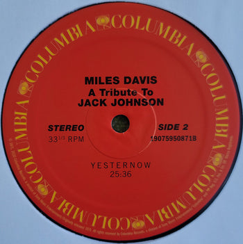 A Tribute To Jack Johnson - Davis, Miles