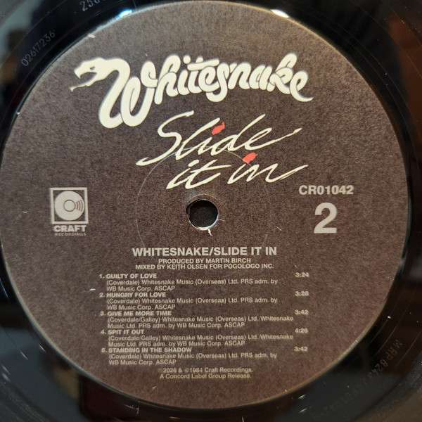 Pre-Order: Slide It In - 2026 - Whitesnake [LP]