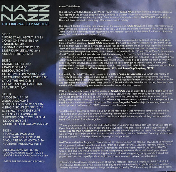 Lost Masters & Demos - Nazz