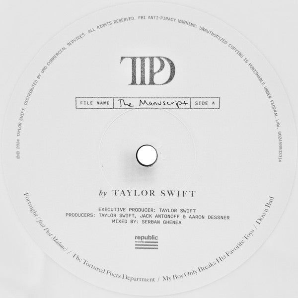 The Tortured Poets Department - Swift, Taylor