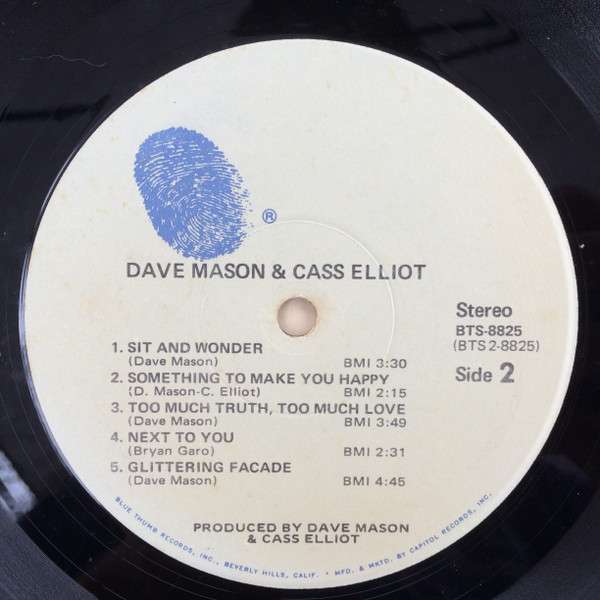 Dave Mason & Cass Elliot - Mason, Dave & Cass Elliot