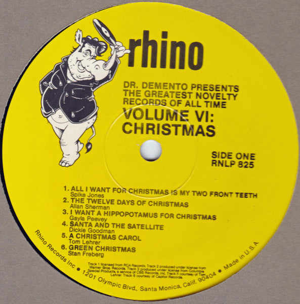Dr. Demento Presents The Greatest Novelty Records  - Various