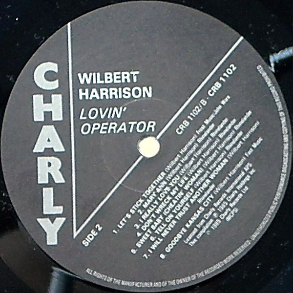 Lovin' Operator - Harrison, Wilbert