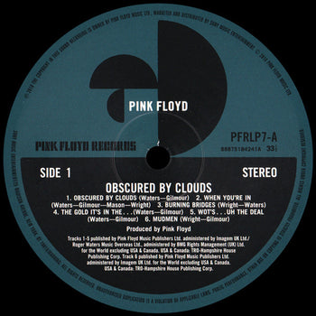 Obscured By Clouds - Pink Floyd