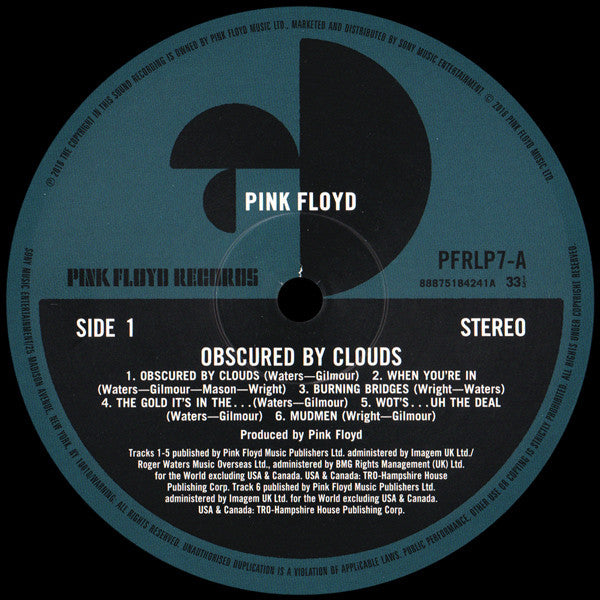 Obscured By Clouds - Pink Floyd