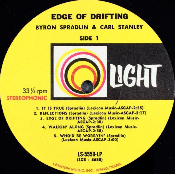 Edge Of Drifting - Spradlin, Byron