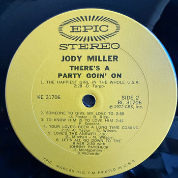 Theres A Party Goin On - Miller, Jody