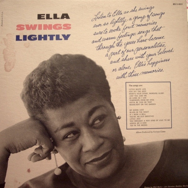 Ella Swings Lightly - Fitzgerald, Ella
