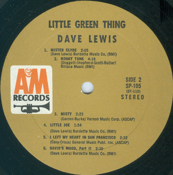 Little Green Thing - Lewis, Dave