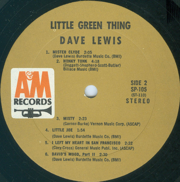 Little Green Thing - Lewis, Dave