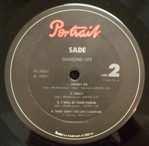 Diamond Life - Sade