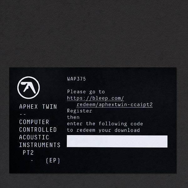 Computer Controlled Acoustic Instruments, Pt. 2 Ep - Aphex Twin