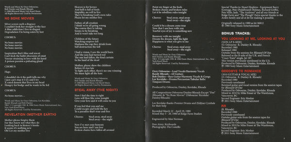 Blizzard Of Ozz - Osbourne, Ozzy