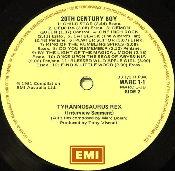 20th Century Boy - Bolan, Marc