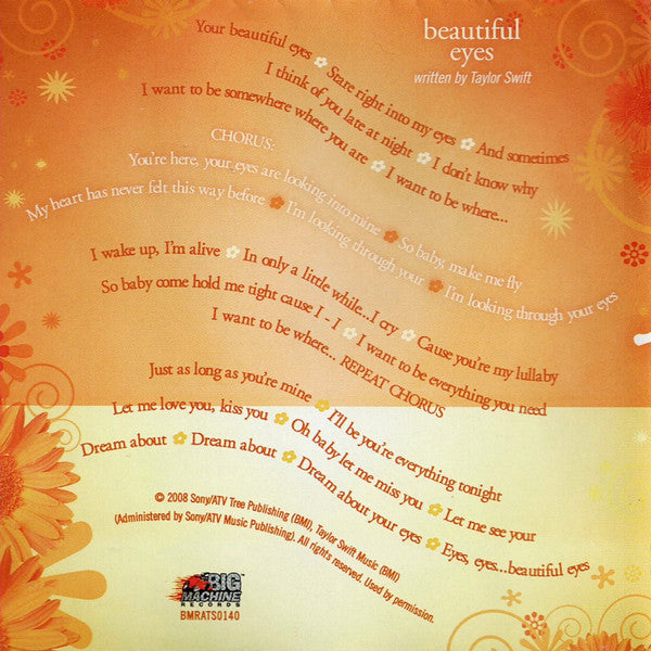 Beautiful Eyes - Taylor Swift
