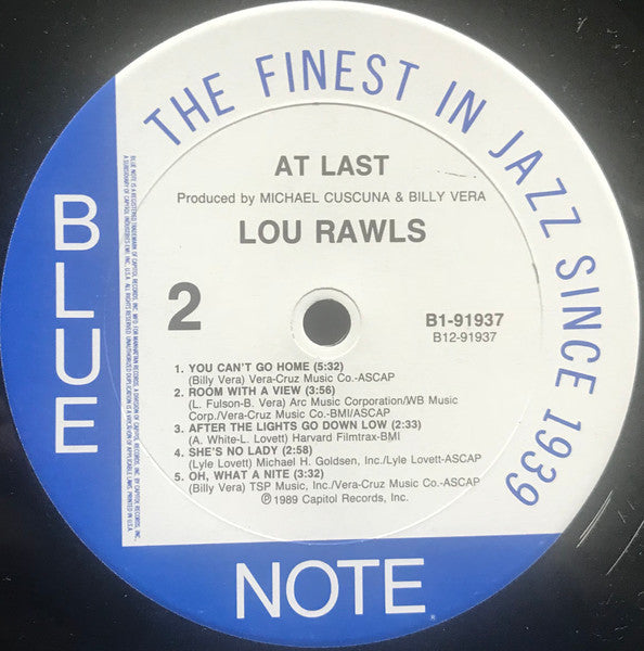 At Last - Rawls, Lou