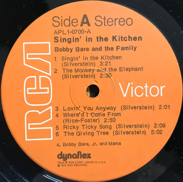 Singin' In The Kitchen - Bare, Bobby And The Family