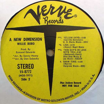A New Dimension - Willie Bobo