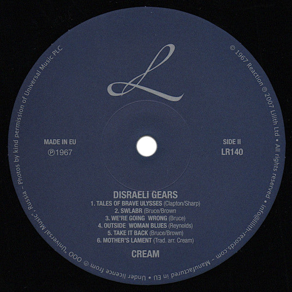 Disraeli Gears - Cream