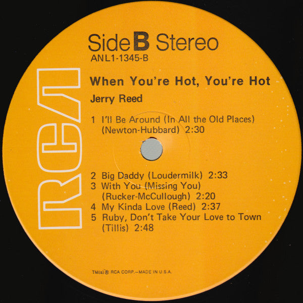 When You're Hot, You're Hot - Reed, Jerry