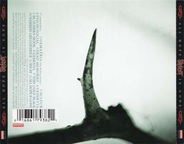 All Hope Is Gone - Slipknot [CD]