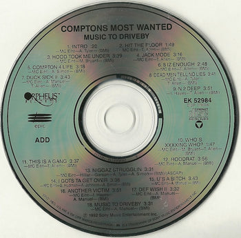 Music To Driveby - Compton's Most Wanted