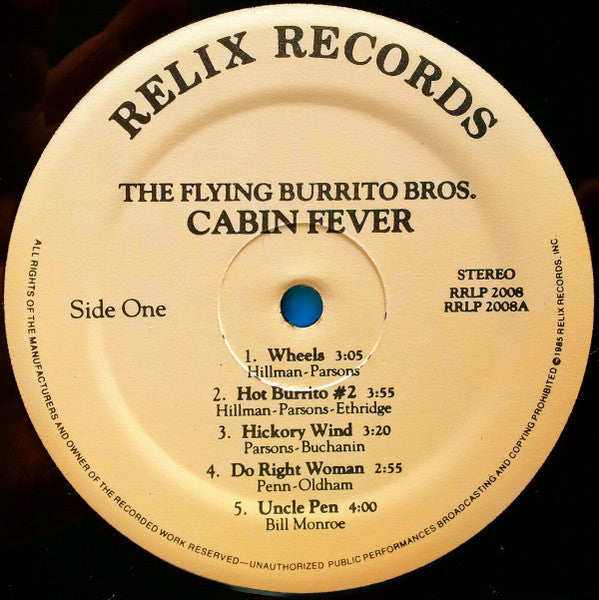Cabin Fever - Flying Burrito Bros