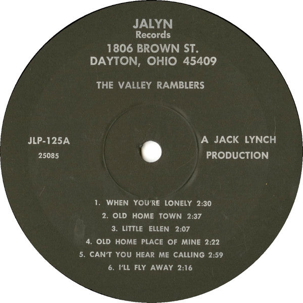 Pickin' And Singin' Solid Bluegrass - Valley Ramblers