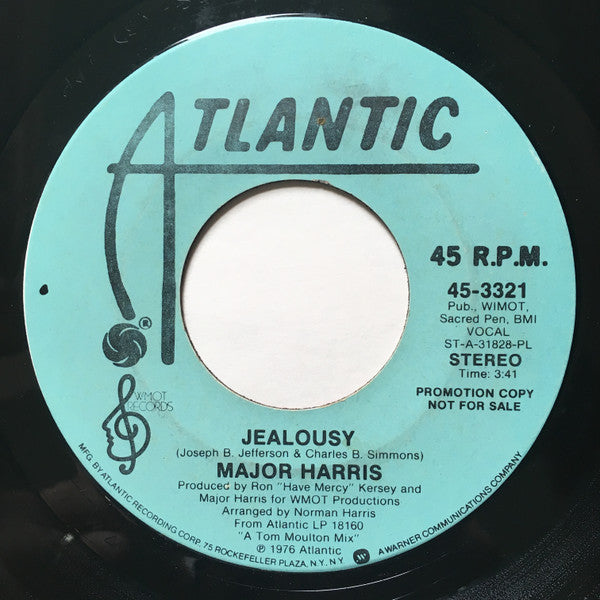 Jealousy  - Major Harris