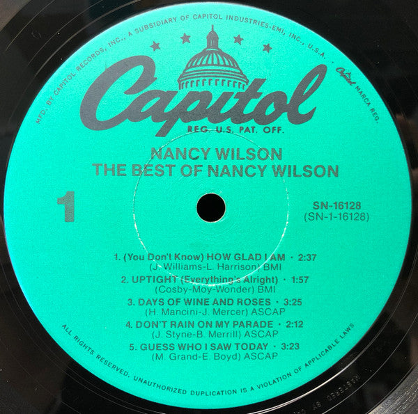 The Best Of Nancy Wilson - Wilson, Nancy